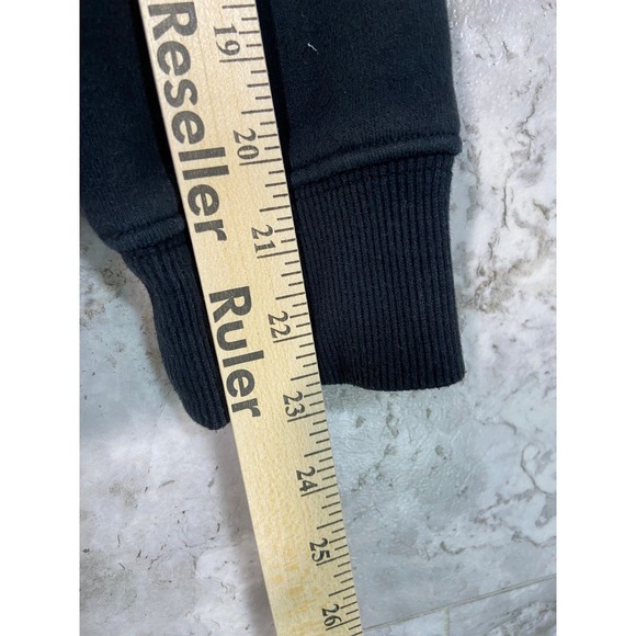 GOAT USA OG Black Hoodie Graphic Print Pullover Men's Size XS Streetwear Style - Picture 11 of 14